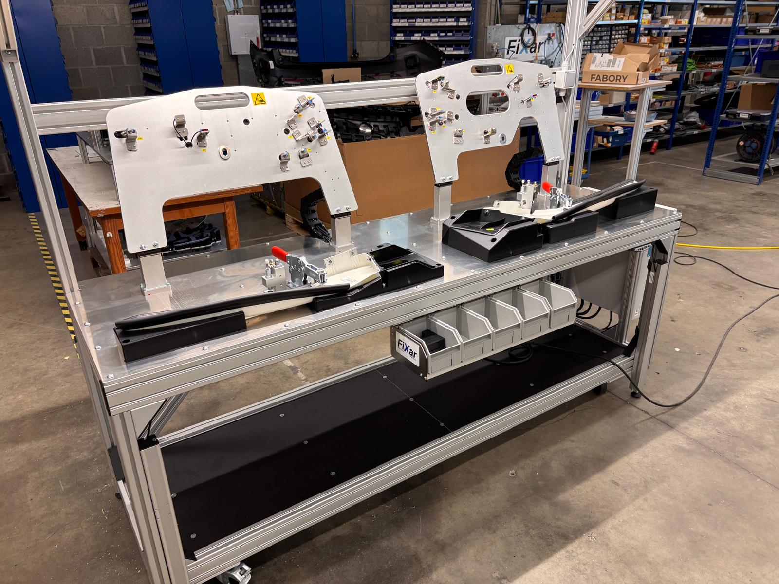 Fillerpiece Assembly Table open jigs