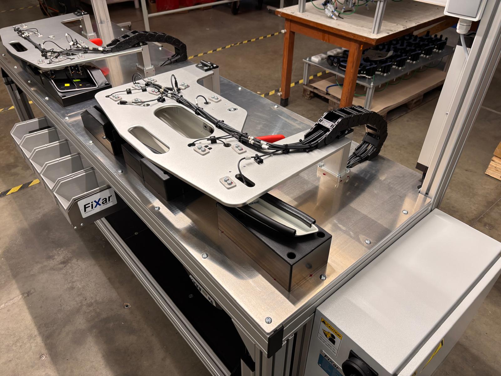 Fillerpiece Assembly Table closed jigs